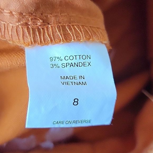 EUC NY&C SHORTS. SIZE 8. Burnt Orange Color - Picture 5 of 5